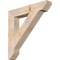Ekena Millwork Traditional Slat Smooth Bracket, Douglas Fir, 5 1/2"W x 34"D x 34"H BKT06X34X34TRA06SDF - alternate 1